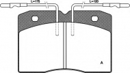 Комплект тормозных колодок OPEN PARTS BPA0211.04