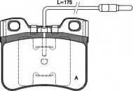 Комплект тормозных колодок OPEN PARTS BPA0247.14