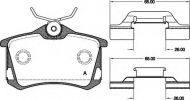 Комплект тормозных колодок OPEN PARTS BPA0263.50