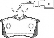 Комплект тормозных колодок OPEN PARTS BPA0263.51