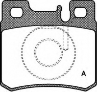 Комплект тормозных колодок OPEN PARTS BPA0282.20