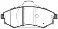 Комплект тормозных колодок OPEN PARTS BPA0318.92