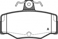 Комплект тормозных колодок OPEN PARTS BPA0343.00