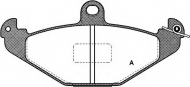 Комплект тормозных колодок OPEN PARTS BPA0345.10