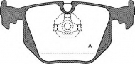 Комплект тормозных колодок OPEN PARTS BPA0381.00