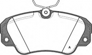 Комплект тормозных колодок OPEN PARTS BPA0382.00