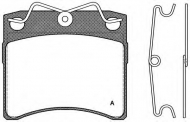 Комплект тормозных колодок OPEN PARTS BPA0385.00