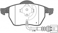 Комплект тормозных колодок OPEN PARTS BPA0390.41