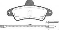Комплект тормозных колодок OPEN PARTS BPA0433.02