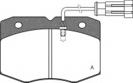 Комплект тормозных колодок OPEN PARTS BPA0435.12