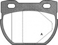 Комплект тормозных колодок OPEN PARTS BPA0584.00