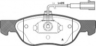 Комплект тормозных колодок OPEN PARTS BPA0587.22