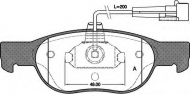 Комплект тормозных колодок OPEN PARTS BPA0588.11