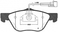 Комплект тормозных колодок OPEN PARTS BPA0589.02