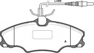 Комплект тормозных колодок OPEN PARTS BPA0603.04