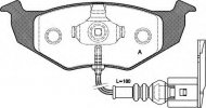 Комплект тормозных колодок OPEN PARTS BPA0609.11