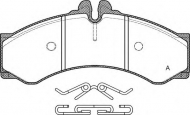 Комплект тормозных колодок OPEN PARTS BPA0614.00