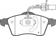 Комплект тормозных колодок OPEN PARTS BPA0618.01