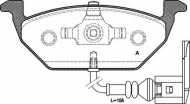 Комплект тормозных колодок OPEN PARTS BPA0633.21