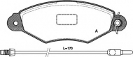 Комплект тормозных колодок OPEN PARTS BPA0643.01
