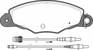 Комплект тормозных колодок OPEN PARTS BPA0659.04