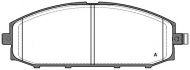 Комплект тормозных колодок OPEN PARTS BPA0711.04