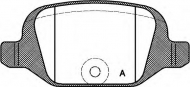 Комплект тормозных колодок OPEN PARTS BPA0727.00