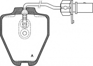Комплект тормозных колодок OPEN PARTS BPA0752.02