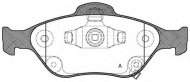 Комплект тормозных колодок OPEN PARTS BPA0766.12