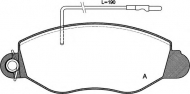 Комплект тормозных колодок OPEN PARTS BPA0772.22