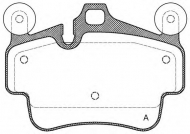 Комплект тормозных колодок OPEN PARTS BPA0773.20