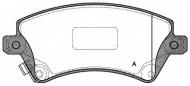Комплект тормозных колодок OPEN PARTS BPA0822.12
