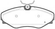Комплект тормозных колодок OPEN PARTS BPA0834.20