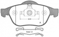 Комплект тормозных колодок OPEN PARTS BPA0843.10