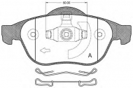 Комплект тормозных колодок OPEN PARTS BPA0843.20