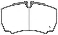 Комплект тормозных колодок OPEN PARTS BPA0849.00
