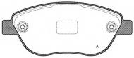 Комплект тормозных колодок OPEN PARTS BPA0859.10