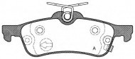 Комплект тормозных колодок OPEN PARTS BPA0862.02
