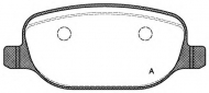 Комплект тормозных колодок OPEN PARTS BPA0878.00