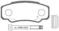 Комплект тормозных колодок OPEN PARTS BPA0961.00