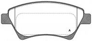 Комплект тормозных колодок OPEN PARTS BPA0976.00