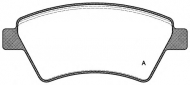 Комплект тормозных колодок OPEN PARTS BPA0976.10