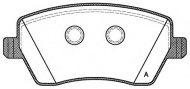 Комплект тормозных колодок OPEN PARTS BPA0987.00