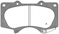 Комплект тормозных колодок OPEN PARTS BPA0988.00