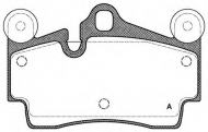 Комплект тормозных колодок OPEN PARTS BPA0996.00