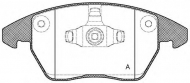 Комплект тормозных колодок OPEN PARTS BPA1030.10