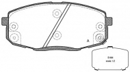 Комплект тормозных колодок OPEN PARTS BPA1038.12
