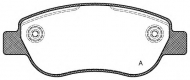 Комплект тормозных колодок OPEN PARTS BPA1069.00