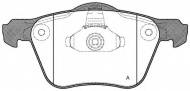Комплект тормозных колодок OPEN PARTS BPA1070.00