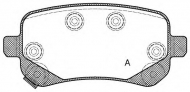 Комплект тормозных колодок OPEN PARTS BPA1095.02